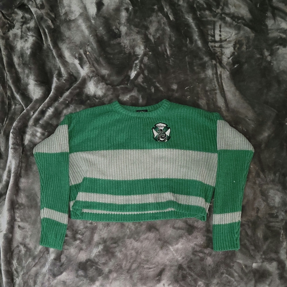 Slytherin Crop Sweater